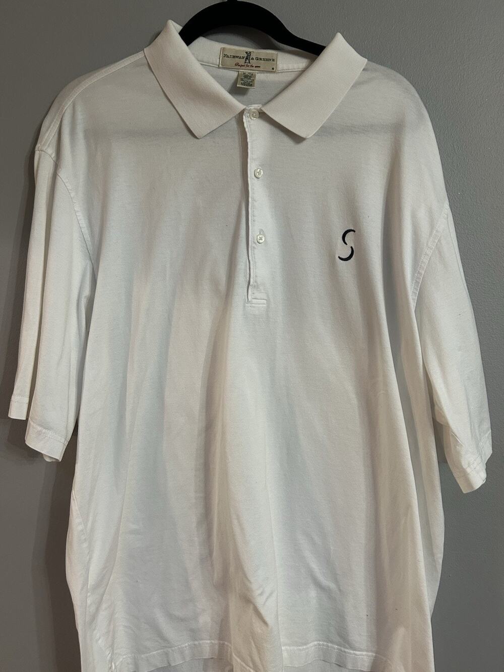 Fairway & Greene Sebonack Golf Club White Polo Shirt XL Jack Nicklaus Luxury